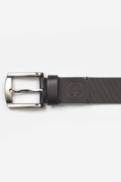 Le Temps des Cerises Ceinture Libar En Cuir Noir Black Outlet