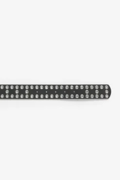 Le Temps des Cerises Ceinture Lucia En Cuir Velours Noir Black Online