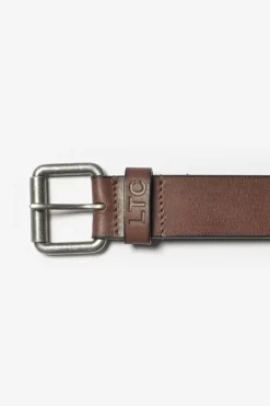 Le Temps des Cerises Ceinture Meral En Cuir Marron Fashion