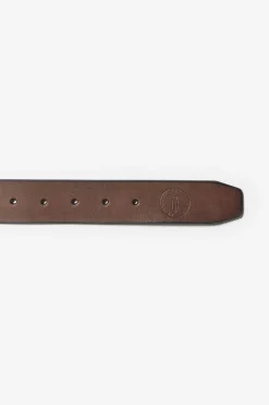 Le Temps des Cerises Ceinture Meral En Cuir Marron Fashion