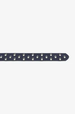 Le Temps des Cerises Ceinture Minog En Daim Bleu Marine Midnight Hot