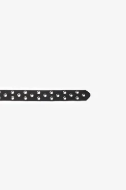 Le Temps des Cerises Ceinture Minog En Daim Noir Black Shop
