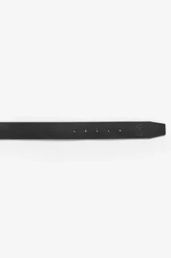 Le Temps des Cerises Ceinture Onis En Cuir Noir Black Cheap