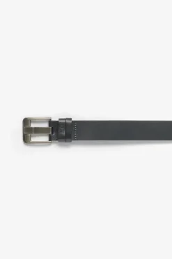 Le Temps des Cerises Ceinture Ostra En Cuir Noir Black Best