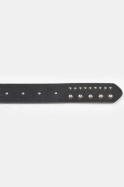 Le Temps des Cerises Ceinture Smara En Cuir Noir Black New