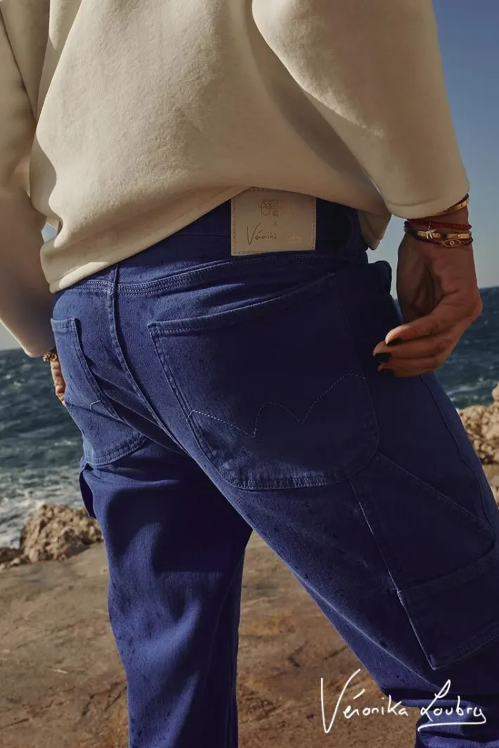 Le Temps des Cerises Charpentier Boyfit By Veronika Loubry Jeans Bleu Blue Shop