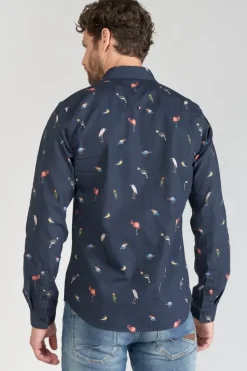 Le Temps des Cerises Chemise Birdy A Motif Oiseaux Galaxy Best Sale