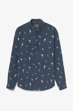 Le Temps des Cerises Chemise Birdy A Motif Oiseaux Galaxy Best Sale