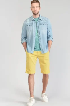 Le Temps des Cerises Chemise Juanito En Jeans Bleu Clair Blue Hot