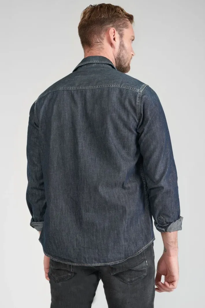 Le Temps des Cerises Chemise Juanito En Jeans Brut Blue Best Sale