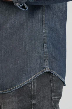 Le Temps des Cerises Chemise Juanito En Jeans Brut Blue Best Sale