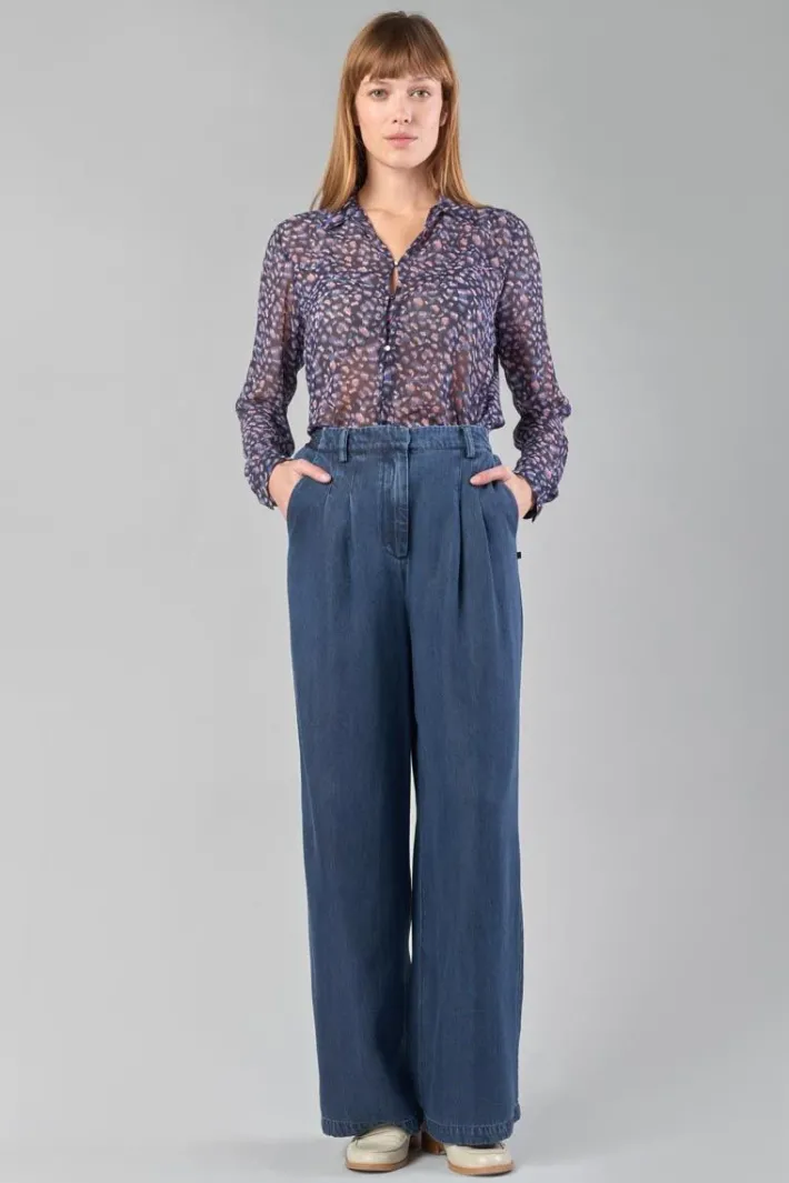 Le Temps des Cerises Chemise Luz A Motif Leopard Stone Love Clearance