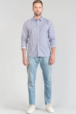 Le Temps des Cerises Chemise Meta A Motif Fleuri White Outlet