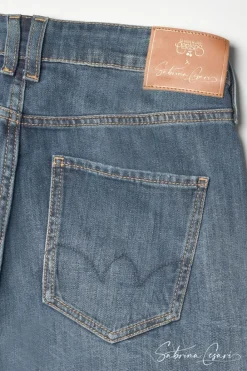 Le Temps des Cerises Collab @Sabrinacsari Roma 400/19 Mom Taille Haute Jeans Bleu N°1 Blue Fashion