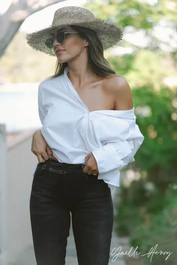 Le Temps des Cerises Collab @Yaelle_Henry Henry 400/17 Mom Taille Haute 7/8Eme Jeans Noir N°1 Black / Black Hot
