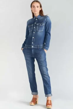 Le Temps des Cerises Combinaison En Jeans Sena Bleue Blue New
