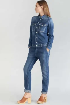Le Temps des Cerises Combinaison En Jeans Sena Bleue Blue New