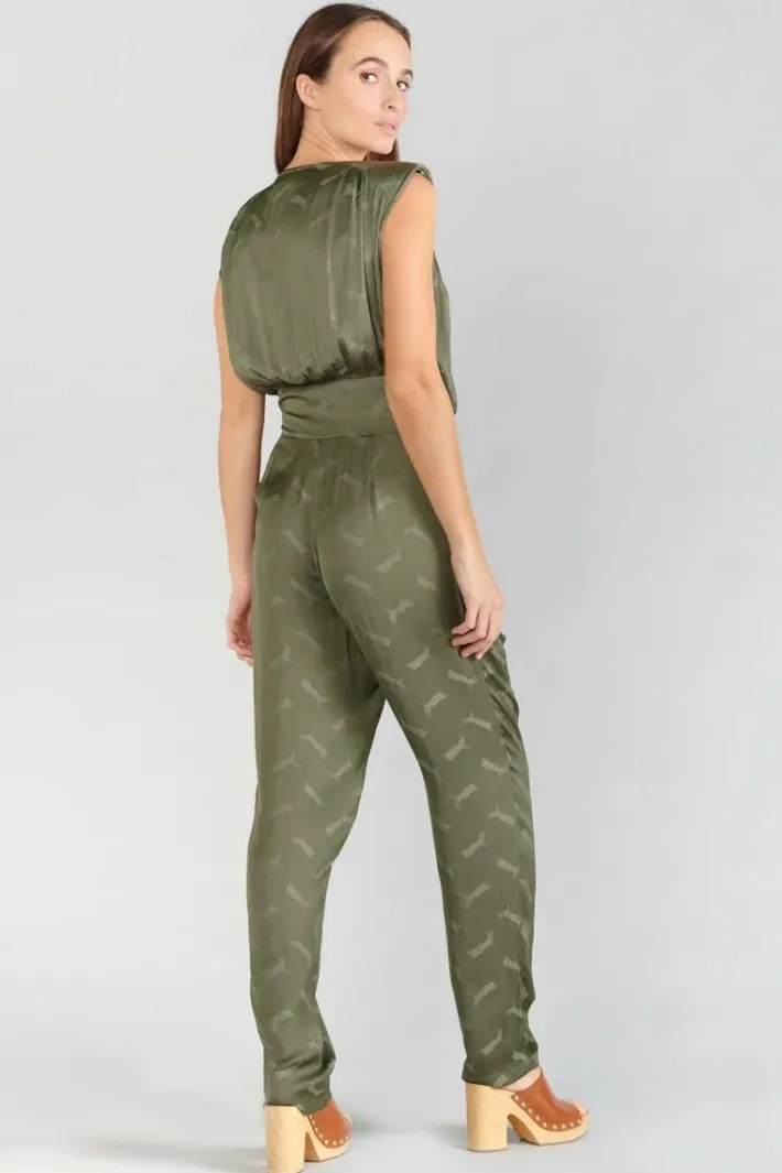 Le Temps des Cerises Combinaison Pantalon Arte En Jacquard Kaki Lizard Shop
