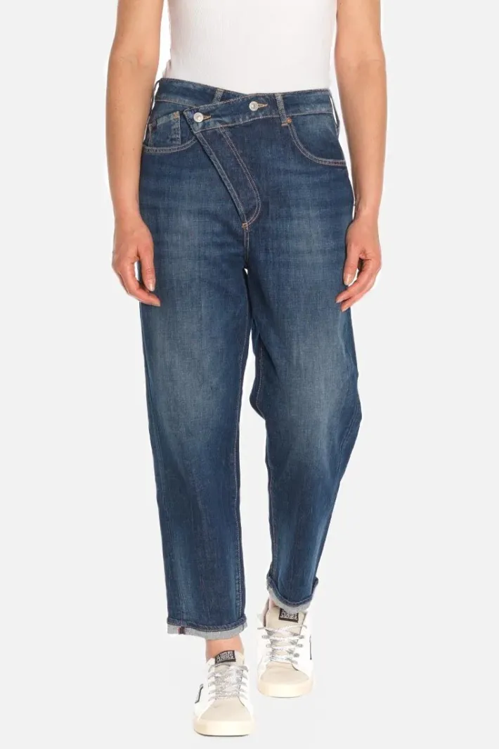 Le Temps des Cerises Cosy Boyfit 7/8Eme Jeans Bleu N°2 Blue Clearance