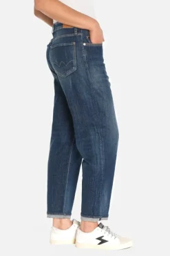 Le Temps des Cerises Cosy Boyfit 7/8Eme Jeans Bleu N°2 Blue Clearance