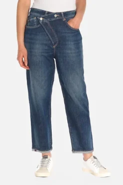 Le Temps des Cerises Cosy Boyfit 7/8Eme Jeans Bleu N°2 Blue Clearance