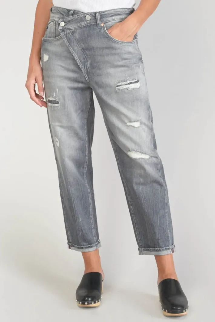 Le Temps des Cerises Cosy Boyfit 7/8Eme Jeans Destroy Gris N°3 Grey Outlet