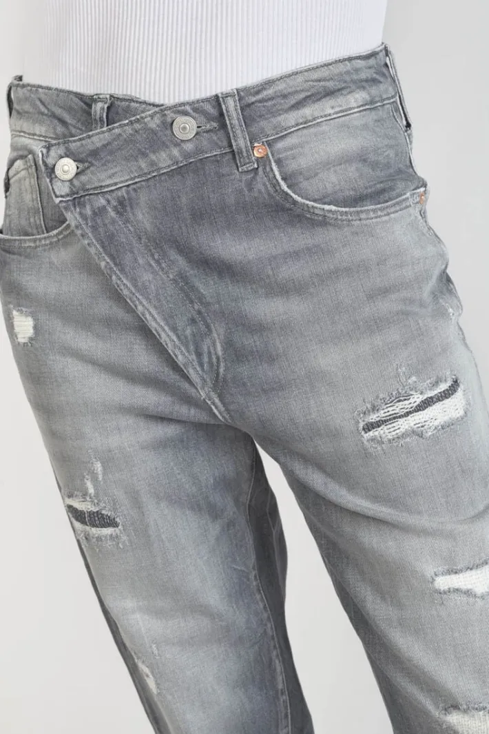 Le Temps des Cerises Cosy Boyfit 7/8Eme Jeans Destroy Gris N°3 Grey Outlet
