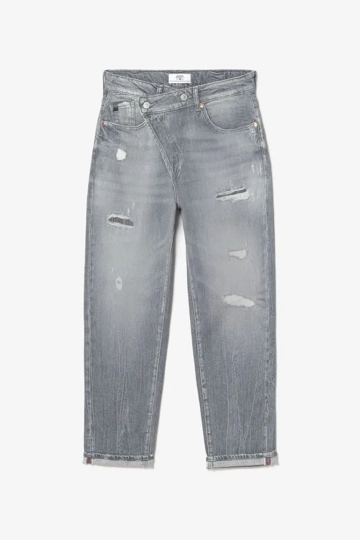 Le Temps des Cerises Cosy Boyfit 7/8Eme Jeans Destroy Gris N°3 Grey Outlet