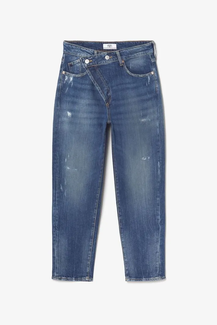Le Temps des Cerises Cosy Boyfit 7/8Eme Jeans Destroy Bleu N°2 Blue Hot