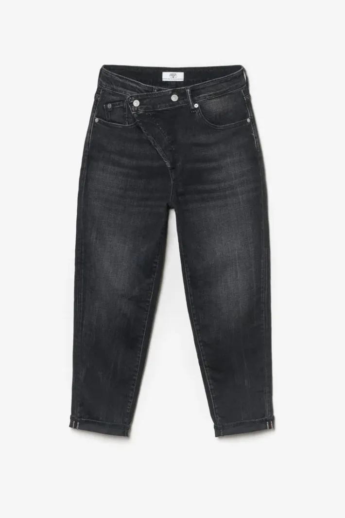 Le Temps des Cerises Cosy Boyfit 7/8Eme Jeans Noir N°1 Black / Black Sale