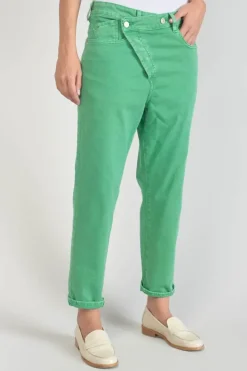 Le Temps des Cerises Cosy Boyfit 7/8Eme Jeans Vert Menthe Peppermint Online