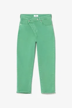 Le Temps des Cerises Cosy Boyfit 7/8Eme Jeans Vert Menthe Peppermint Online