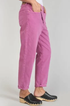 Le Temps des Cerises Cosy Boyfit 7/8Eme Jeans Violet Rose Purple Hot
