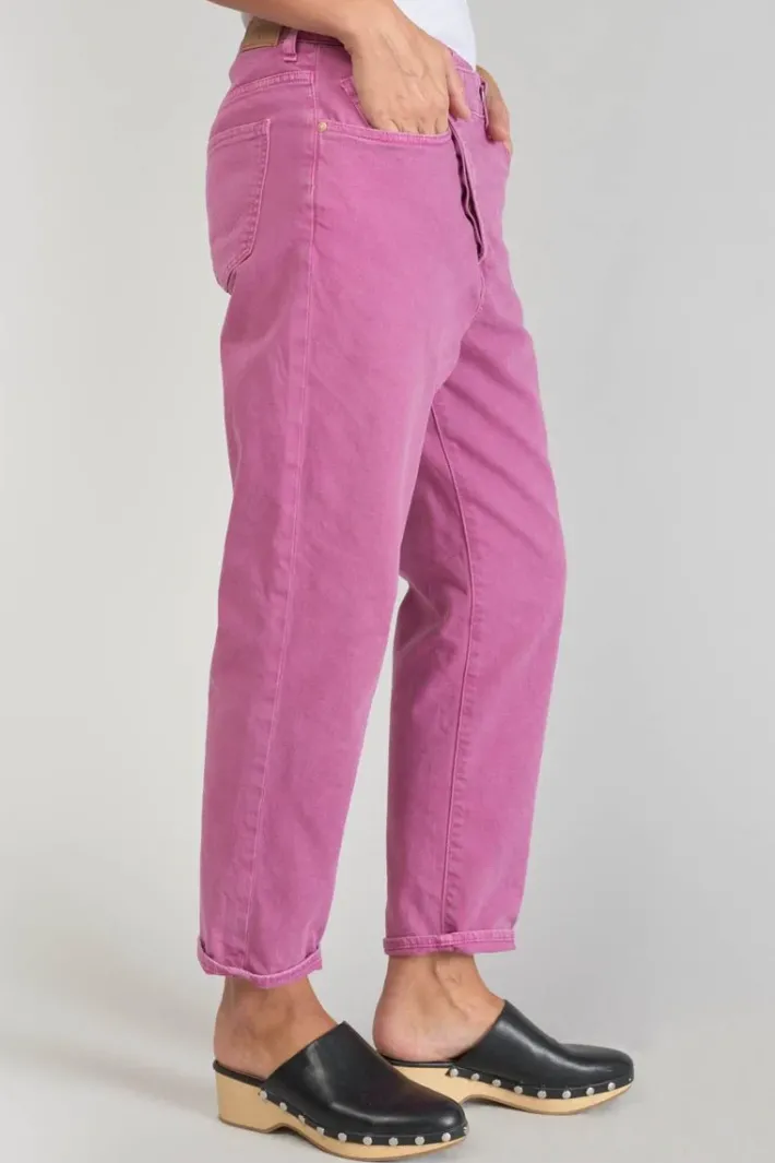Le Temps des Cerises Cosy Boyfit 7/8Eme Jeans Violet Rose Purple Hot