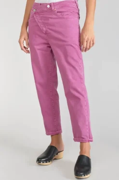 Le Temps des Cerises Cosy Boyfit 7/8Eme Jeans Violet Rose Purple Hot