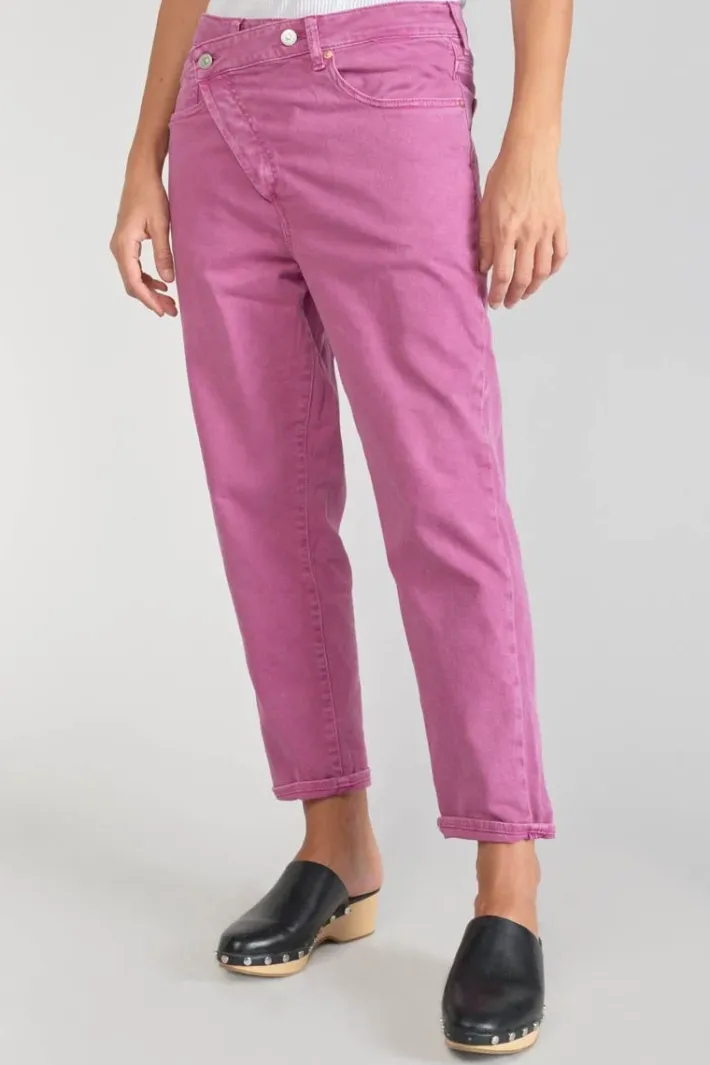 Le Temps des Cerises Cosy Boyfit 7/8Eme Jeans Violet Rose Purple Hot