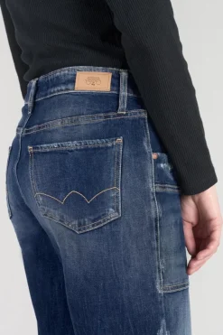 Le Temps des Cerises Cosy Pocket Boyfit 7/8Eme Jeans Destroy Bleu N°2 Blue Store
