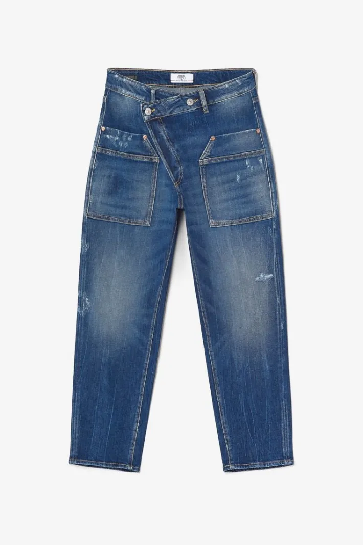 Le Temps des Cerises Cosy Pocket Boyfit 7/8Eme Jeans Destroy Bleu N°2 Blue Store