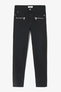 Le Temps des Cerises Dado Pulp Slim Taille Haute 7/8Eme Jeans Noir N°0 Black / Black Sale
