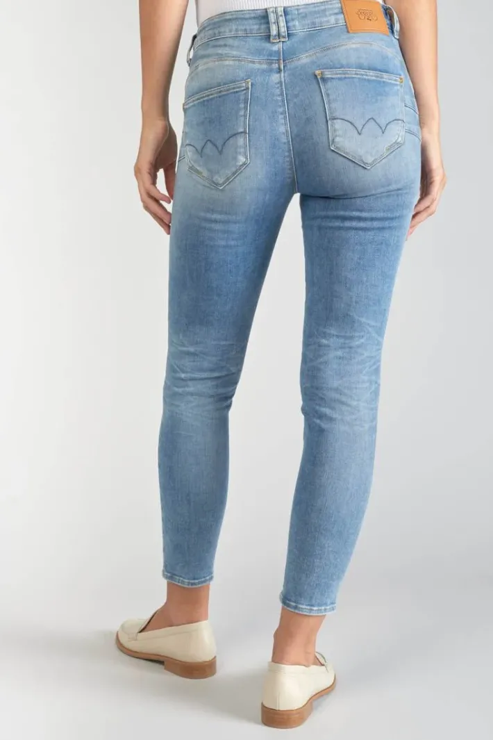 Le Temps des Cerises Dari Pulp Slim Taille Haute 7/8Eme Jeans Bleu N°4 Blue Cheap