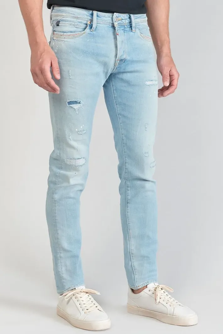 Le Temps des Cerises Delphes 700/11 Adjusted Jeans Destroy Bleu N°5 Blue Store