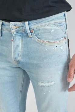 Le Temps des Cerises Delphes 700/11 Adjusted Jeans Destroy Bleu N°5 Blue Store