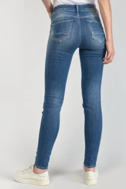 Le Temps des Cerises Dina Pulp Slim Taille Haute Jeans Destroy Bleu N°2 Blue Cheap