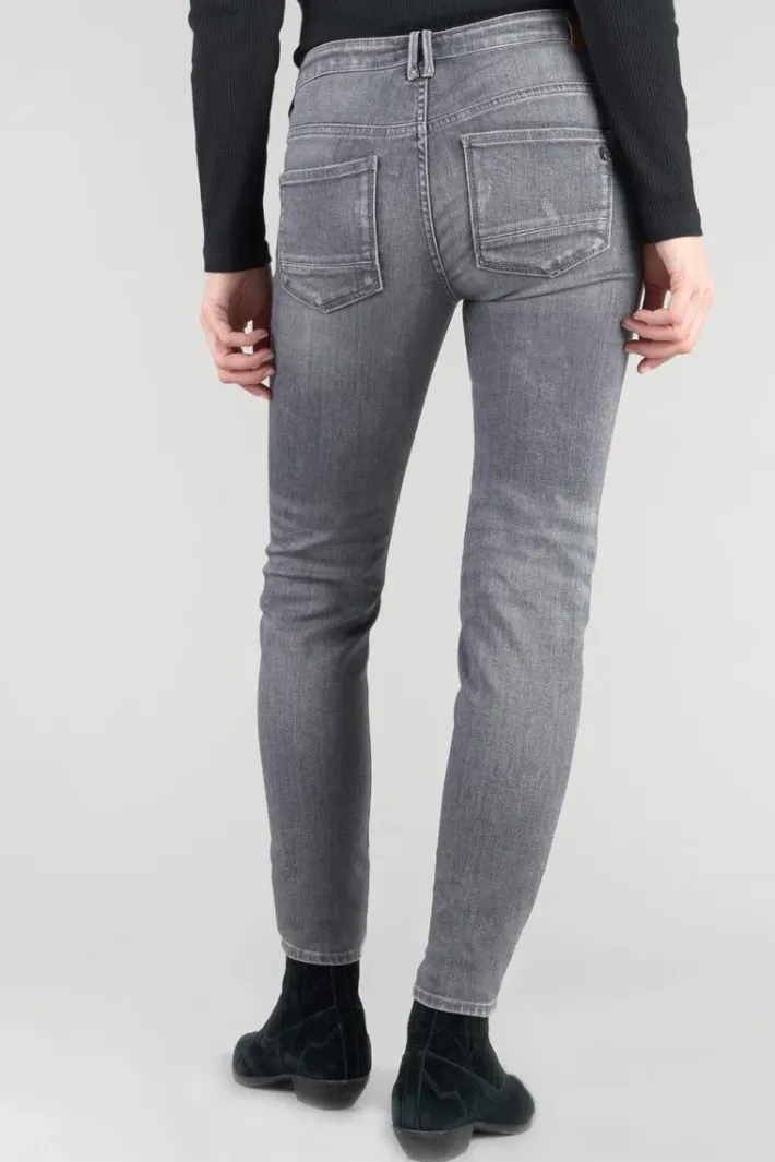 Le Temps des Cerises Eylau Power Skinny 7/8Eme Jeans Destroy Gris N°2 Grey Outlet