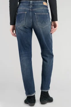 Le Temps des Cerises Fafa 400/18 Mom Taille Haute 7/8Eme Jeans Destroy Bleu N°3 Blue Sale
