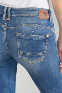 Le Temps des Cerises Fino Pulp Slim 7/8Eme Jeans Destroy Bleu N°3 Blue Best