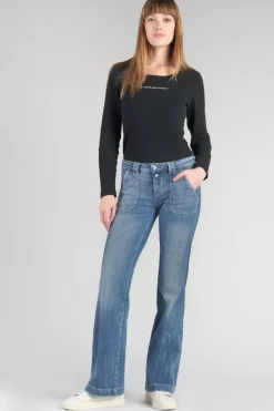 Le Temps des Cerises Flare Jeans Bleu N°4 Blue Cheap
