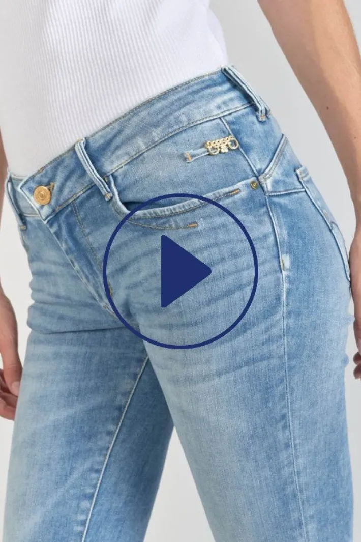 Le Temps des Cerises Flip Pulp Slim Jeans Bleu N°4 Blue Hot