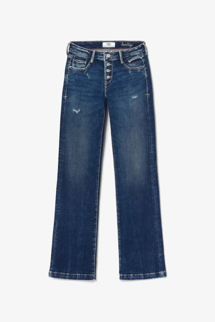 Le Temps des Cerises Foch Flare Jeans Destroy Bleu N°2 Blue Cheap