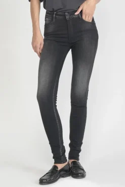 Le Temps des Cerises Foley Pulp Slim Taille Haute Jeans Noir N°1 Black / Black Shop